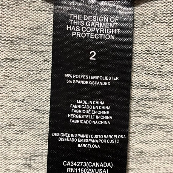 Custo Barcelona Dress midi length beaded Top Victorian mesh hem size medium - Picture 10 of 12